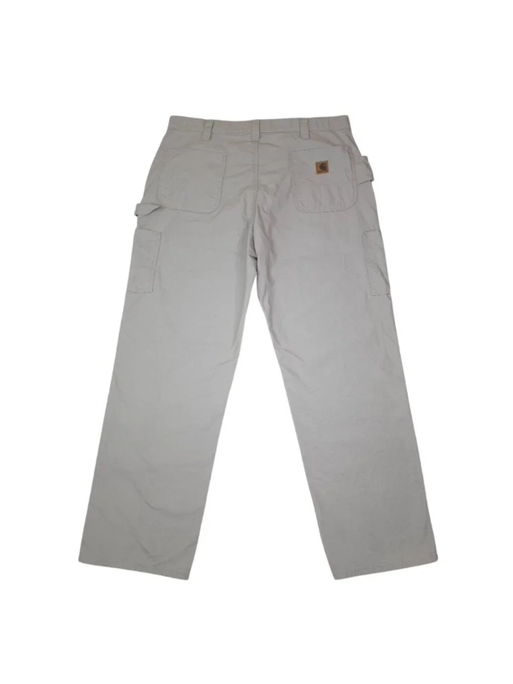 Carhartt Mens Tan Original Fit Dungaree Work Pants 40x32 100% Cotton